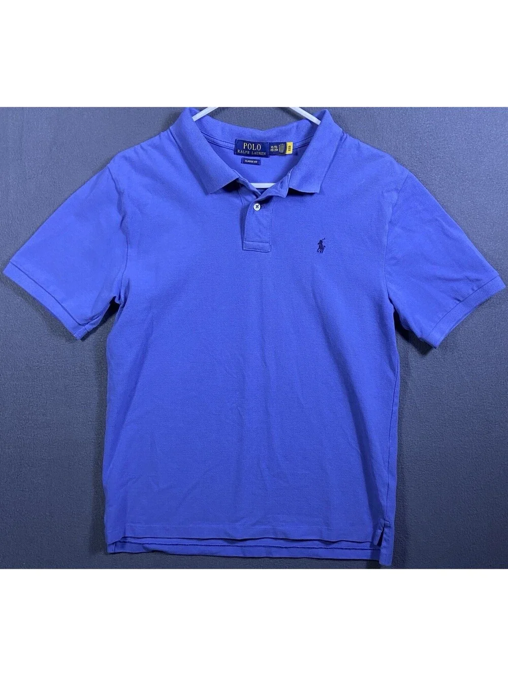 Polo Ralph Lauren Shirt Boys XL 18-20 19x25 Pony Preppy Heritage Uniform Rugby